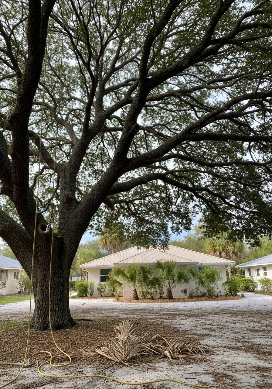 Ormond Beach residential property with coastal design and beach-area landscaping.
